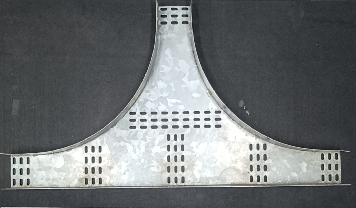 HT76 x 114 HDCT TEE (450mm Rad) HDG